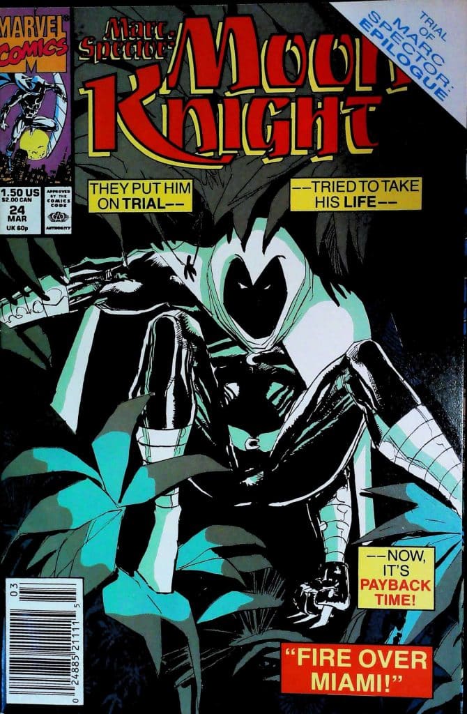 Marc Spector - Moon Knight #24, vue de l'exemplaire
