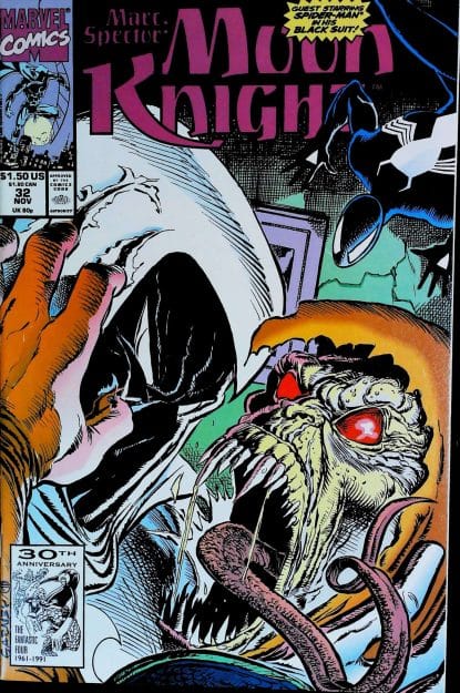 Couverture de MARC SPECTOR - MOON KNIGHT (1989) #32 - par Ron Garney - lecubeacomics.com