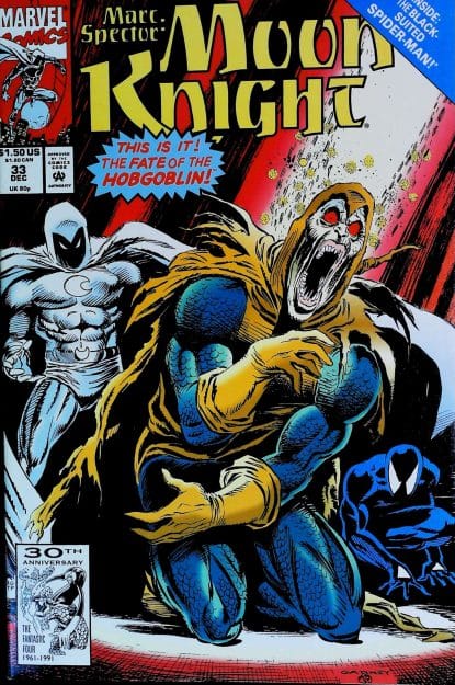 Couverture de MARC SPECTOR - MOON KNIGHT (1989) #33 - par Ron Garney - lecubeacomics.com