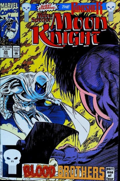 Couverture de MARC SPECTOR - MOON KNIGHT (1989) #35 - par Ron Garney - lecubeacomics.com
