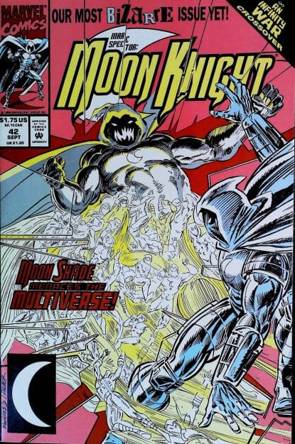 Couverture de MARC SPECTOR - MOON KNIGHT (1989) #42 - par Gary Kwapisz - lecubeacomics.com