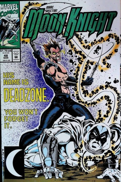 Couverture de MARC SPECTOR - MOON KNIGHT (1989) #48 - par James Fry - lecubeacomics.com