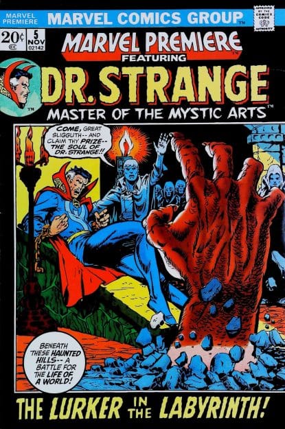 Couverture de MARVEL PREMIERE (1972) #5 - par Mike Ploog - lecubeacomics.com