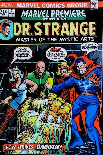 Couverture de MARVEL PREMIERE (1972) #7 - par Mike Ploog - lecubeacomics.com