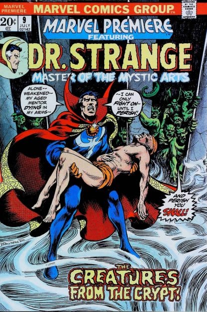 Couverture de MARVEL PREMIERE (1972) #9 - par Frank Brunner - lecubeacomics.com