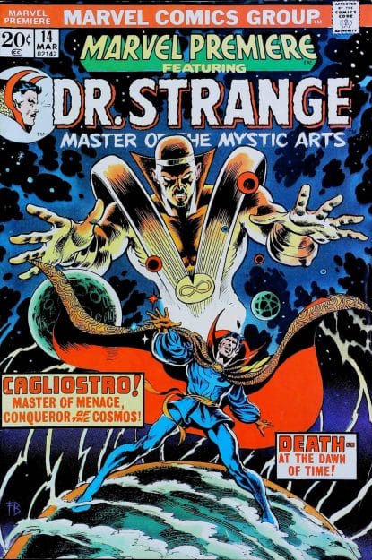 Couverture de MARVEL PREMIERE (1972) #14 - par Frank Brunner - lecubeacomics.com