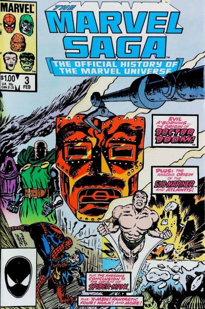 Couverture de MARVEL SAGA (1985) #3 - par Ron Frenz - lecubeacomics.com