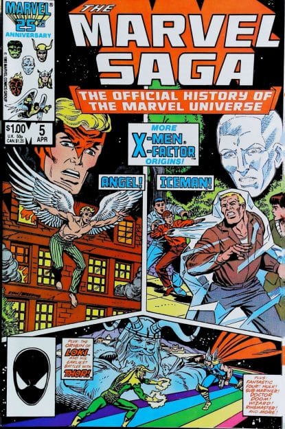 Couverture de MARVEL SAGA (1985) #5 - par Paul Ryan - lecubeacomics.com