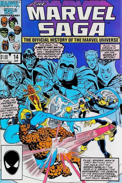 Couverture de MARVEL SAGA (1985) #14 - par Keith Pollard - lecubeacomics.com
