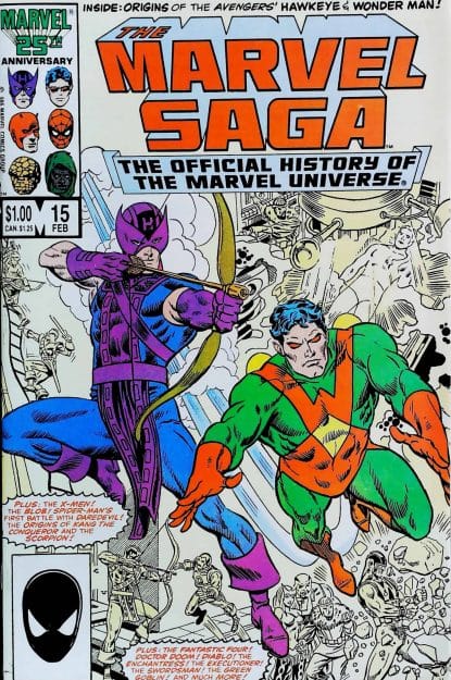 Couverture de MARVEL SAGA (1985) #15 - par Keith Pollard - lecubeacomics.com