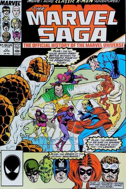 Couverture de MARVEL SAGA (1985) #17 - par Keith Pollard - lecubeacomics.com