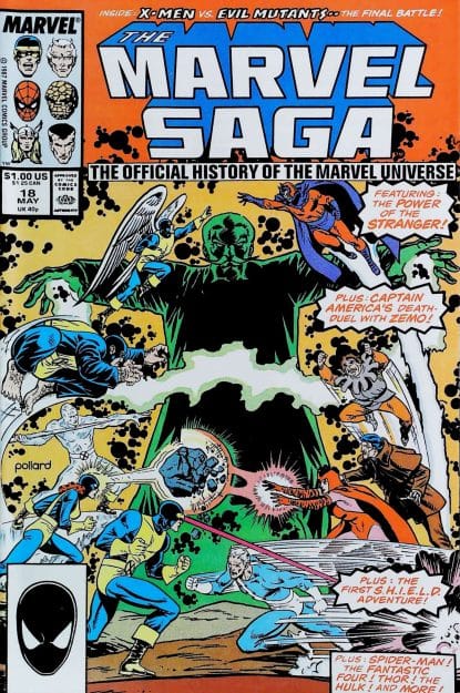 Couverture de MARVEL SAGA (1985) #18 - par Keith Pollard - lecubeacomics.com