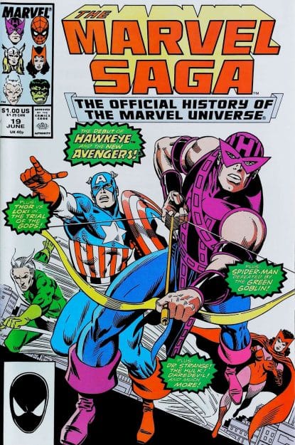 Couverture de MARVEL SAGA (1985) #19 - par Keith Pollard - lecubeacomics.com