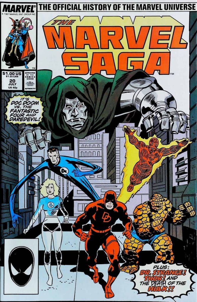 Marvel Saga #20, vue de l'exemplaire