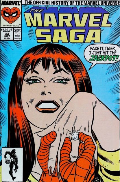 Couverture de MARVEL SAGA (1985) #22 - par John Romita Sr - lecubeacomics.com