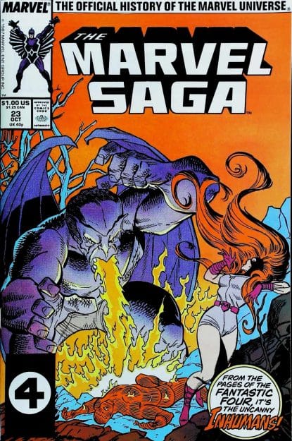 Couverture de MARVEL SAGA (1985) #23 - par Ron Frenz - lecubeacomics.com