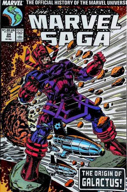 Couverture de MARVEL SAGA (1985) #24 - par Bob Layton - lecubeacomics.com