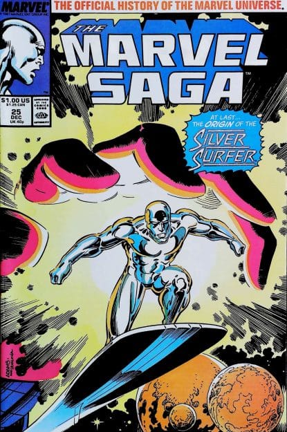 Couverture de MARVEL SAGA (1985) #25 - par Arthur Adams - lecubeacomics.com