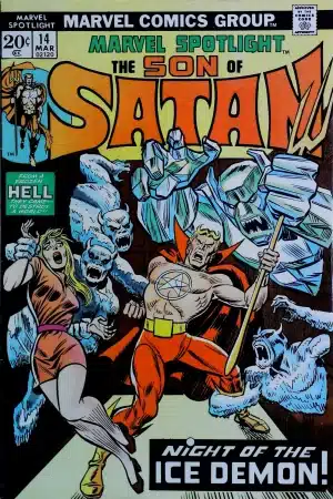 Couverture de MARVEL SPOTLIGHT (1971) #14 - par Ron Wilson - lecubeacomics.com
