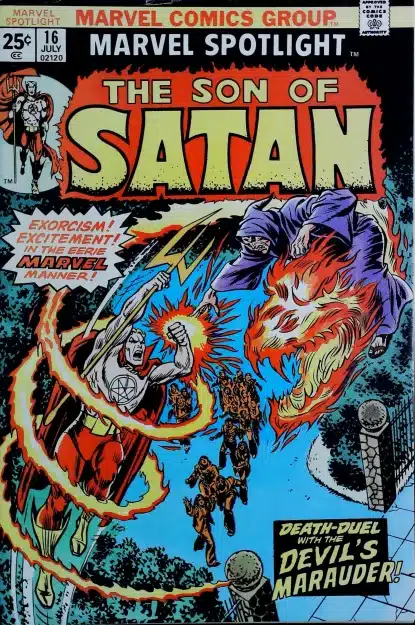 Couverture de MARVEL SPOTLIGHT (1971) #16 - par John Romita Sr - lecubeacomics.com