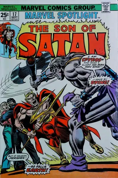 Couverture de MARVEL SPOTLIGHT (1971) #17 - par Ron Wilson - lecubeacomics.com