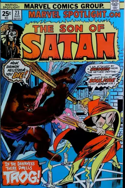 Couverture de MARVEL SPOTLIGHT (1971) #23 - par Gil Kane - lecubeacomics.com