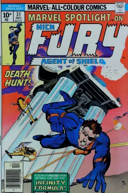 Couverture de MARVEL SPOTLIGHT (1971) #31 - par Howard Chaykin - lecubeacomics.com