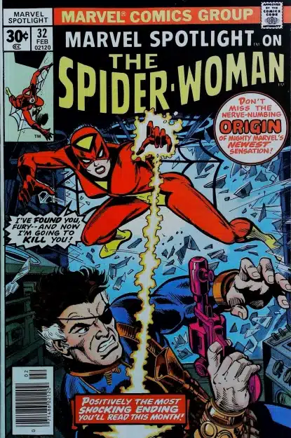 Couverture de MARVEL SPOTLIGHT (1971) #32 - par Gil Kane - lecubeacomics.com