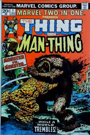Couverture de MARVEL TWO-IN-ONE (1974) #1 - par Gil Kane - lecubeacomics.com