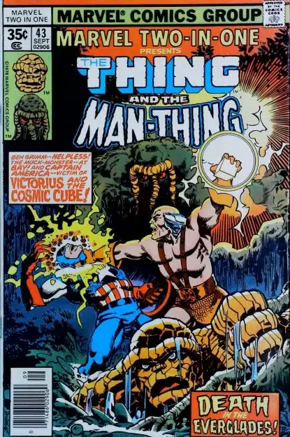 Couverture de MARVEL TWO-IN-ONE (1974) #43 - par John Byrne - lecubeacomics.com