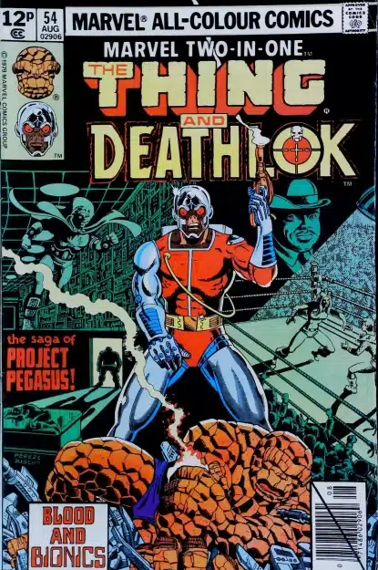 Couverture de MARVEL TWO-IN-ONE (1974) #54 - par George Perez - lecubeacomics.com