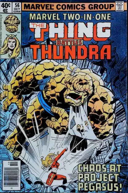 Couverture de MARVEL TWO-IN-ONE (1974) #56 - par John Byrne - lecubeacomics.com