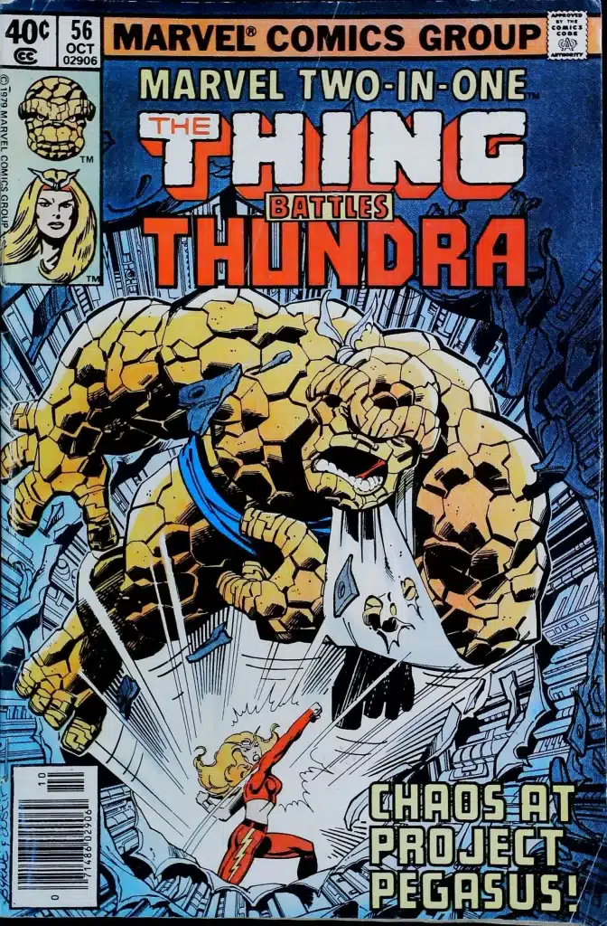 Marvel Two-In-One #56, vue de l'exemplaire