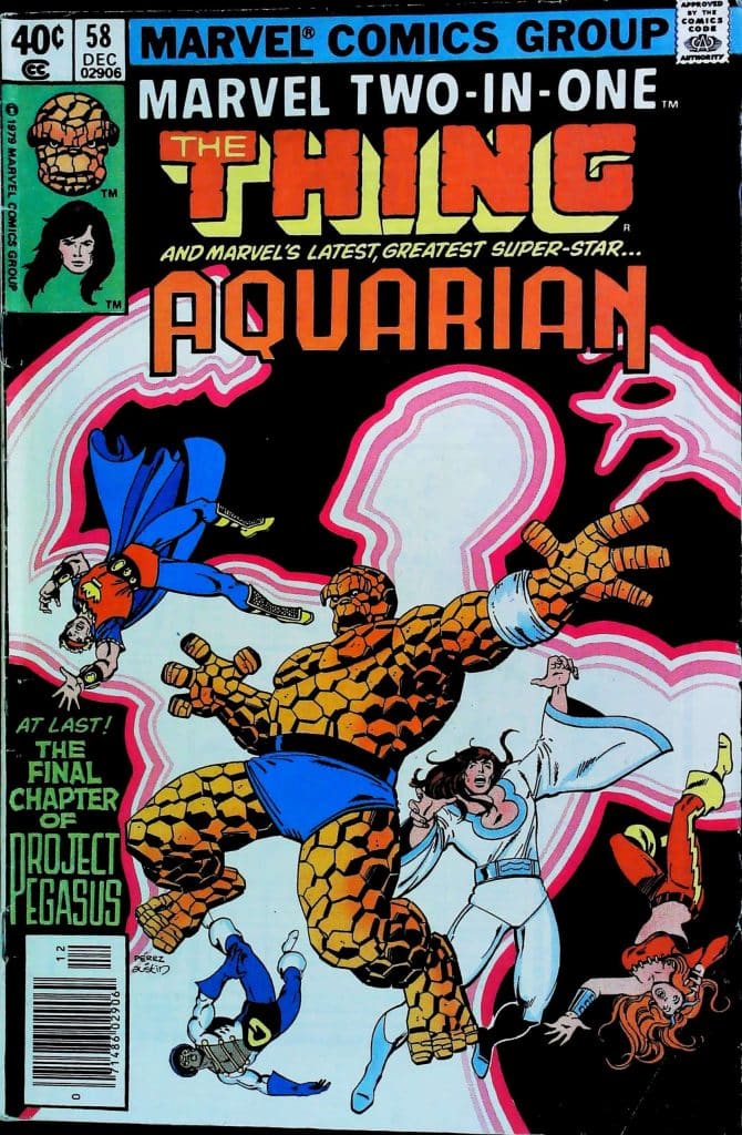 Marvel Two-In-One #58, vue de l'exemplaire