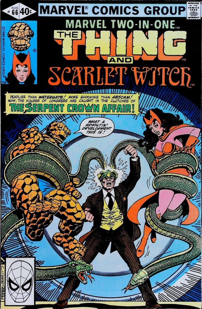Marvel Two-In-One #66, vue de l'exemplaire