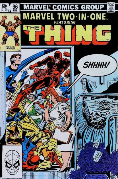 Couverture de MARVEL TWO-IN-ONE (1974) #96 - par Ed Hannigan - lecubeacomics.com