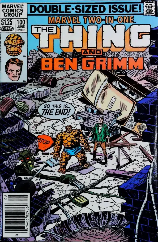 Marvel Two-In-One #100, vue de l'exemplaire