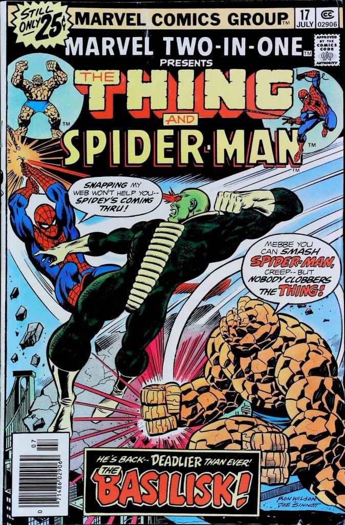 Marvel Two-In-One #17, vue de l'exemplaire