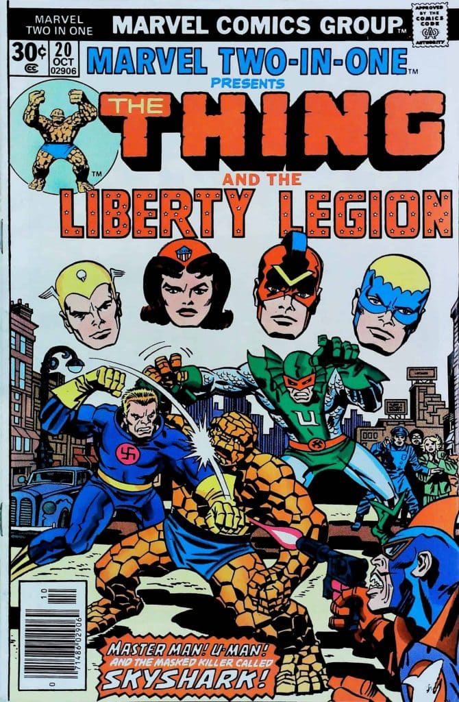 Marvel Two-In-One #20, vue de l'exemplaire