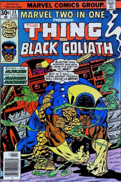 Couverture de MARVEL TWO-IN-ONE (1974) #24 - par Ron Wilson - lecubeacomics.com