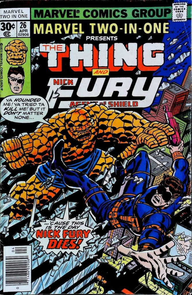 Marvel Two-In-One #26, vue de l'exemplaire