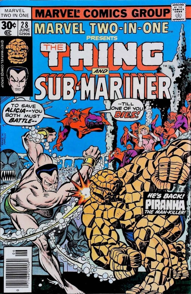 Marvel Two-In-One #28, vue de l'exemplaire