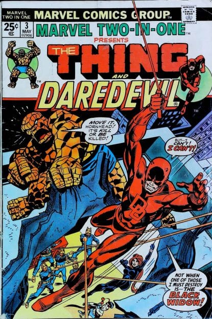 Couverture de MARVEL TWO-IN-ONE (1974) #3 - par Gil Kane - lecubeacomics.com