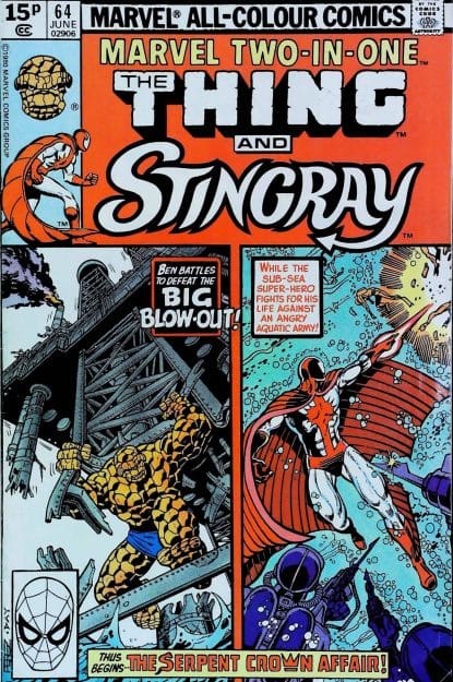 Couverture de MARVEL TWO-IN-ONE (1974) #64 - par George Perez - lecubeacomics.com