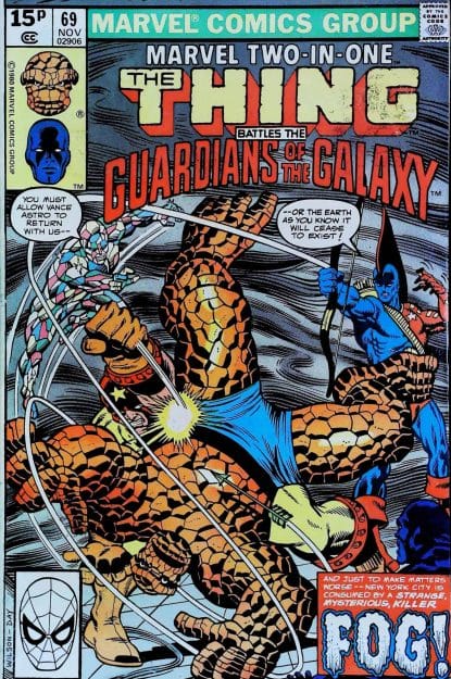 Couverture de MARVEL TWO-IN-ONE (1974) #69 - par Ron Wilson - lecubeacomics.com