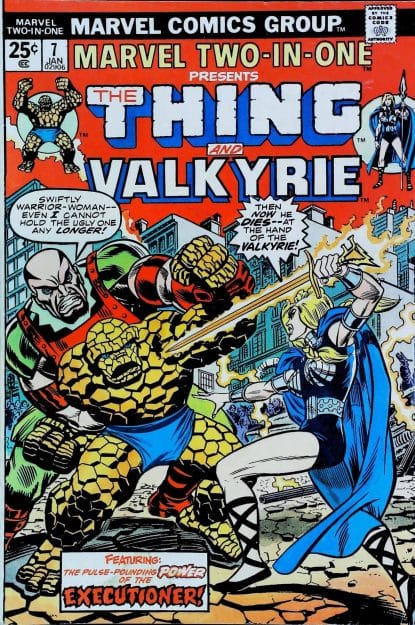 Couverture de MARVEL TWO-IN-ONE (1974) #7 - par John Romita Sr - lecubeacomics.com
