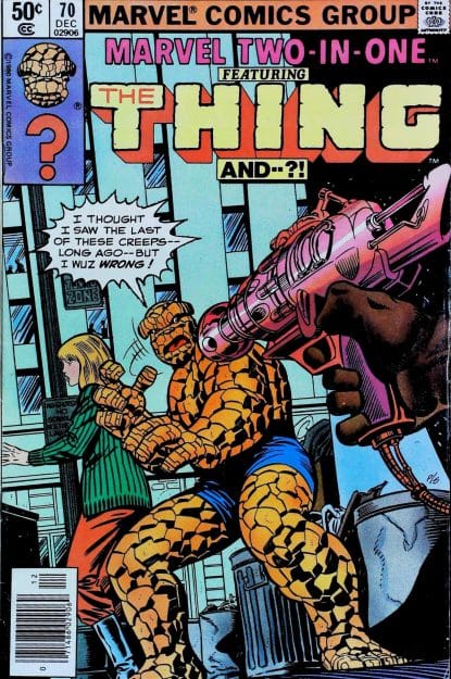 Couverture de MARVEL TWO-IN-ONE (1974) #70 - par Keith Pollard - lecubeacomics.com