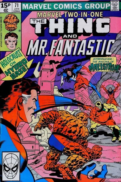 Couverture de MARVEL TWO-IN-ONE (1974) #71 - par Ron Wilson - lecubeacomics.com