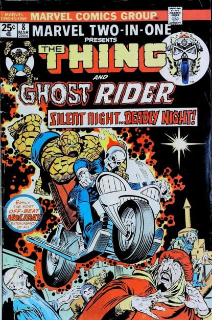 Couverture de MARVEL TWO-IN-ONE (1974) #8 - par Gil Kane - lecubeacomics.com