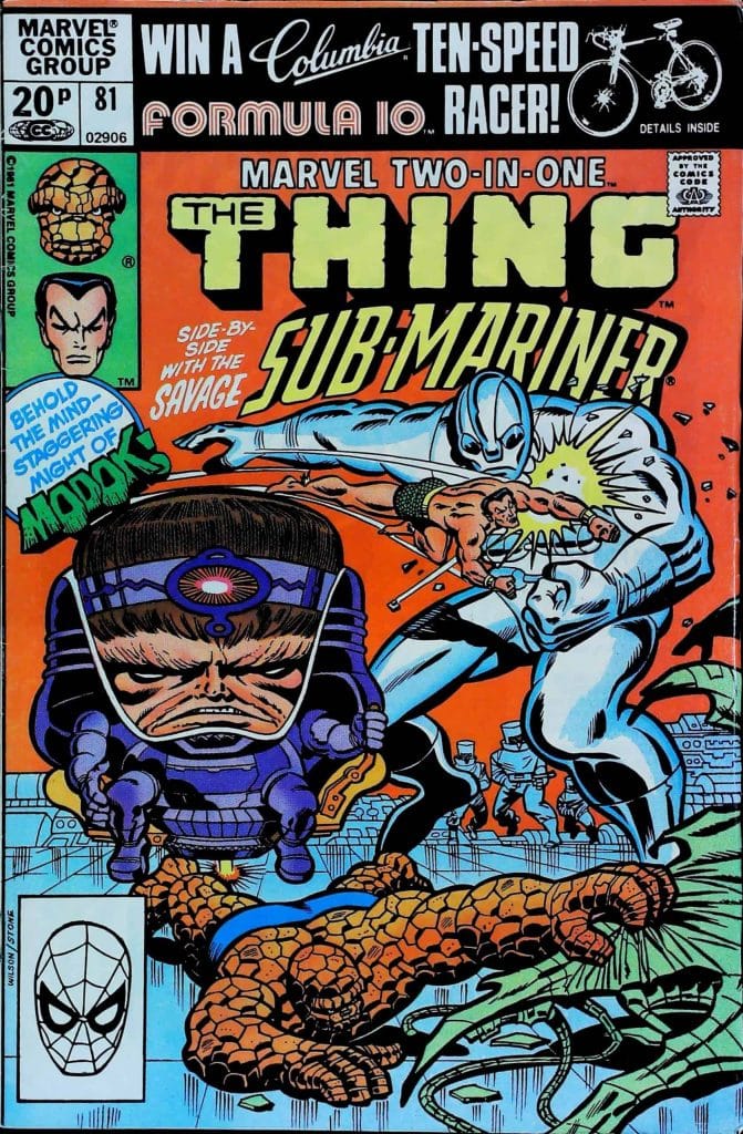 Marvel Two-In-One #81, vue de l'exemplaire